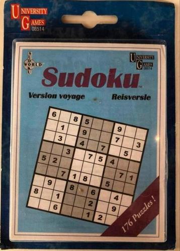 SUDOKU 176 puzzels! Reisspel NIEUW beschikbaar voor biedingen