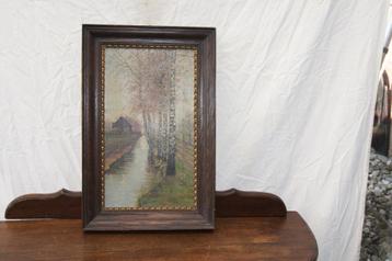 Landschap schilderijtje beschikbaar voor biedingen