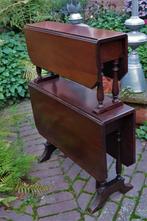 Antieke Engelse dubbele Sutherland tafel Mahoniehout c.1890, Ophalen