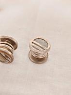 Vintage Boordknopen, Sieraden, Tassen en Uiterlijk, Manchetknopen, Ophalen of Verzenden, Gebruikt, Overige materialen, Verzilverd