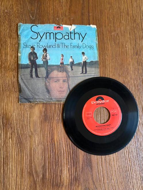 Vinyl single - Sympathy - Steve Rowland & The Family Dogg, Cd's en Dvd's, Vinyl Singles, Gebruikt, Pop, Ophalen of Verzenden