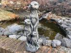 Stokstaartje Trio., Tuin en Terras, Tuinbeelden, Ophalen, Nieuw, Beton, Dierenbeeld