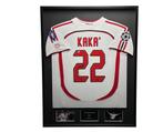 Kaka AC Milan 06/07 gesigneerd ingelijst uit Shirt, Buitenlandse clubs, Soccersignings.nl, Shirt, Nieuw