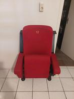 1 Bioscoopstoel - nr. 12 rood, Huis en Inrichting, Stoelen, Ophalen, Gebruikt, Bioscoop, Rood
