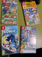 Nintendo Switch + Games + Hoesje, Spelcomputers en Games, Games | Nintendo Switch, Gebruikt, Eén computer, 3 spelers of meer, Vanaf 7 jaar