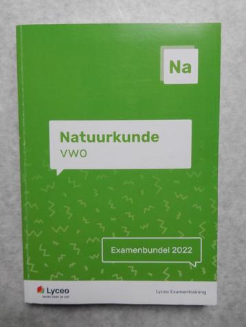 Examenbundel VWO Natuurkunde 2022 Lyceo  beschikbaar voor biedingen