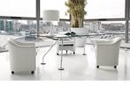 Norman Foster Techno Tafel Mat Glas 280 cm, Huis en Inrichting, 50 tot 100 cm, Zo goed als nieuw, Vijf personen of meer, 200 cm of meer