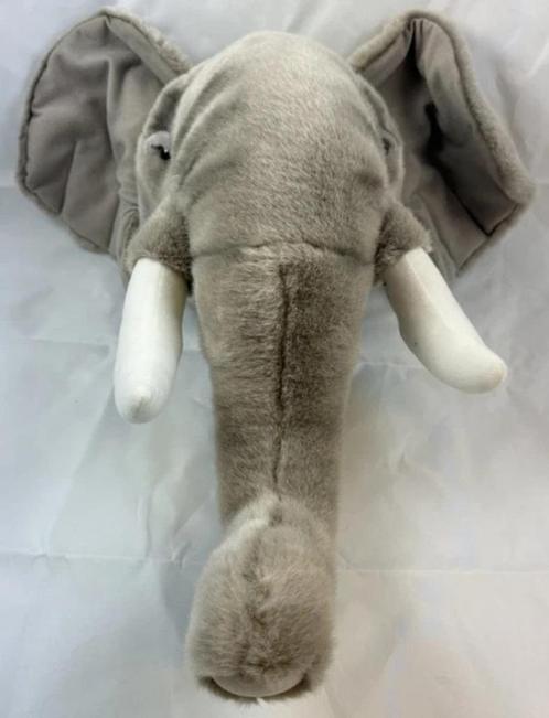 Wild and Soft pluche Dierenkop Olifant kop wanddecoratie, Kinderen en Baby's, Kinderkamer | Inrichting en Decoratie, Zo goed als nieuw