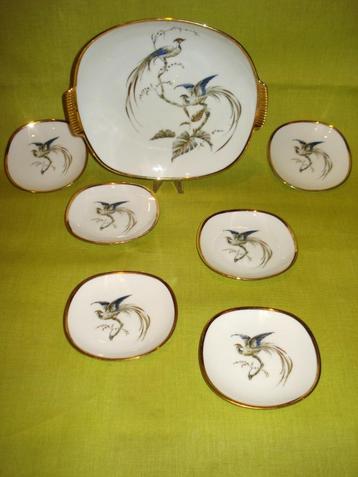 PETIT FOUR Set, ALBOTH & KAISER, Paradijsvogel beschikbaar voor biedingen