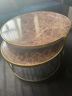 Salontafel, Huis en Inrichting, Tafels | Salontafels, Ophalen, 50 tot 100 cm, Rond, 50 tot 100 cm