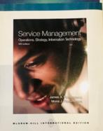 Service Management. Operations, Strategy, Information Techn., Zo goed als nieuw, Fitzsimmons, Alpha, HBO