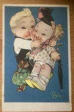 2. Kinder ansichtkaartje Pergine jaren 50 printed in Italie, 1940 tot 1960, Gelopen, Kinderen, Ophalen of Verzenden