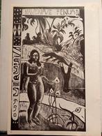 Paul Gauguin offset prent van een houtsnede, Ophalen of Verzenden