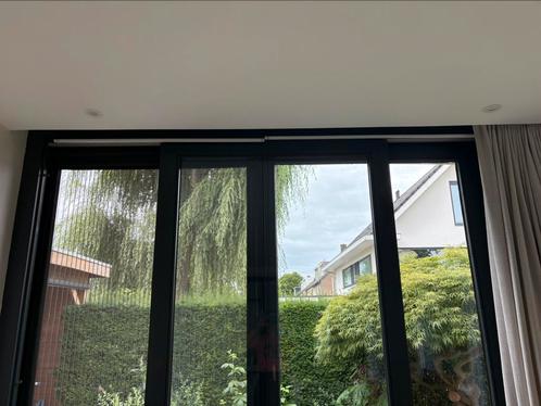 Duette gordijnen zwart antraciet, verschillende maten, Huis en Inrichting, Stoffering | Gordijnen en Lamellen, Zo goed als nieuw