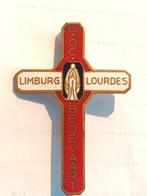 vintage kruisje Lourdes Bedevaart, Ophalen of Verzenden