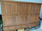 Eiken Broodkast met 3 Deuren en Lades, Huis en Inrichting, Kasten | Buffetkasten, Ophalen, Gebruikt, 100 tot 150 cm, 150 tot 200 cm