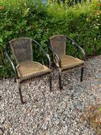 2 Stevige Stoelen - Gratis Af te Halen, Tuin en Terras, Tuinstoelen, Ophalen of Verzenden, Gebruikt, Kunststof