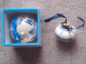 Kerstballen Delftsblauw Aardewerk  beschikbaar voor biedingen