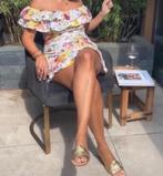 Gebloemd off shoulder, strapless jurkje van h&m, Kleding | Dames, Maat 38/40 (M), H&M, Overige kleuren, Nieuw