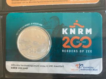 Coincard UNC 200 Jaar KNRM 2024 beschikbaar voor biedingen