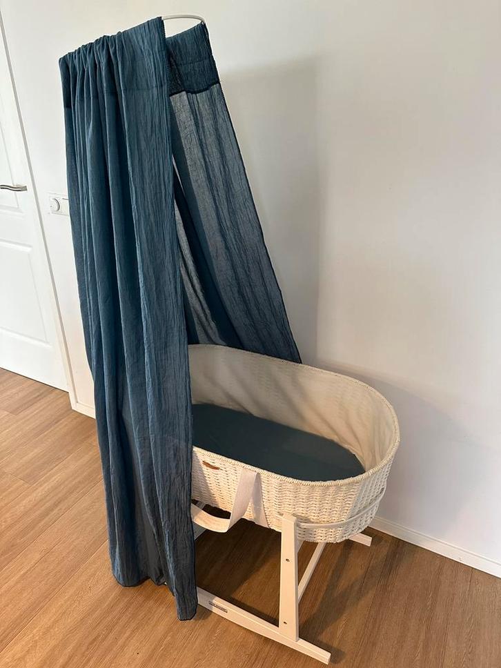 Wieghemel/sluier incl piekstok, Kinderen en Baby's, Babywiegjes en Ledikanten, Zo goed als nieuw, Wieg, Ophalen