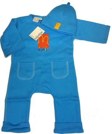 NIJNTJE - boxpakje met mutsje - 62/68 - blauw beschikbaar voor biedingen