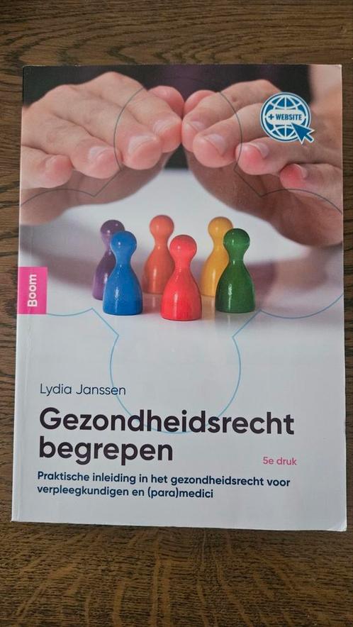 HBO-V Lydia Janssen - Gezondheidsrecht begrepen, Boeken, Schoolboeken, Zo goed als nieuw, Nederlands, Overige niveaus, Ophalen of Verzenden