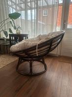 Papasan rotan stoel, Ophalen, Gebruikt, 75 tot 100 cm, 100 tot 125 cm