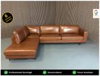 GRATIS LEVERING Montel Laguna Hoekbank Leer Bruin 325x225, Huis en Inrichting, Hoekbank, 300 cm of meer, Leer, Ophalen of Verzenden
