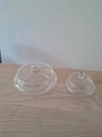Glazen koekschaal en bonbonniere, Huis en Inrichting, Keuken | Servies, Ophalen of Verzenden, Glas, Overige stijlen, Glas of Glazen