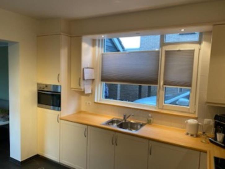 hoekkeuken , keuken t.e.a.b., Huis en Inrichting, Keuken | Complete keukens, Gebruikt, Hoekkeuken, Crème, Overige materialen, Ophalen