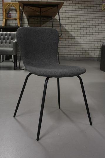 Leuke eetkamerstoelen FENNA Light & Living stof antraciet beschikbaar voor biedingen