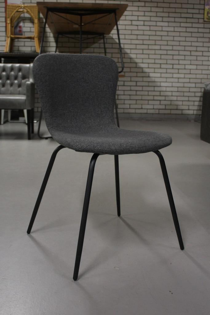 Leuke eetkamerstoelen FENNA Light & Living stof antraciet, Huis en Inrichting, Stoelen, Nieuw, Vijf, Zes of meer stoelen, Metaal