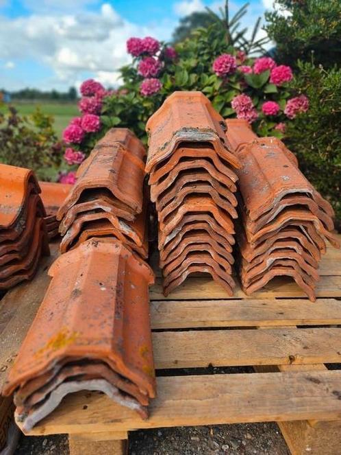 Vlakke Mulden dakpannen, Doe-het-zelf en Verbouw, Dakpannen en Dakbedekking, Gebruikt, Dakpannen, Steen of Klei, 15 m² of meer