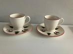 P/st kop & schotels Wedgwood Windsor Christmas AH en Blokker, Huis en Inrichting, Keuken | Servies, Nieuw, Ophalen of Verzenden