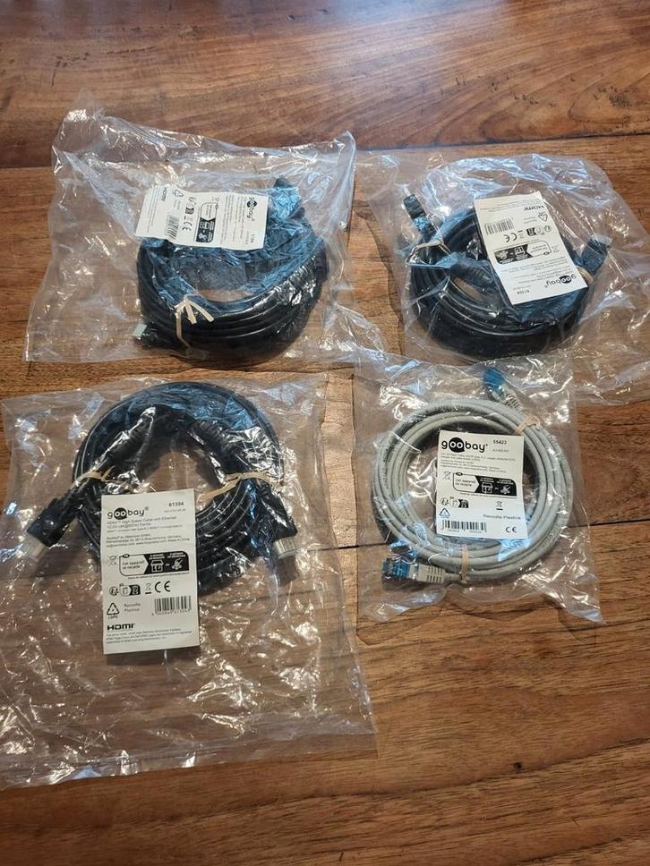 HDMI | Internet Kabel | PC Kabel | 10m | Kabel |Computer/Tv, Computers en Software, Pc- en Netwerkkabels, Nieuw, Ophalen of Verzenden