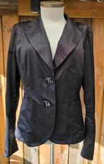 AIRFIELD chique zijdeachtig jasje maat 40, Kleding | Dames, Ophalen of Verzenden, Zo goed als nieuw, Maat 38/40 (M), Zwart