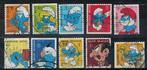V12 Belgie 3861/70 gestempeld Smurfen, Postzegels en Munten, Verzenden, Gestempeld