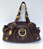 DOLCE & GABBANA bruin leer goud logo tas, Sieraden, Tassen en Uiterlijk, Tassen | Damestassen, Ophalen of Verzenden, Zo goed als nieuw