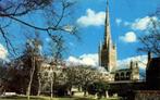 Norwich - kathedraal van Norwich, Ophalen of Verzenden, 1960 tot 1980, Gelopen, Engeland