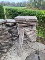 Gratis af te halen: 32 grindtegels 40x60, Tuin en Terras, Tegels en Klinkers, Gebruikt, Grind, Terrastegels, 5 tot 10 m²