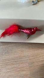Rode kerstvogel op knijper, Ophalen of Verzenden, Zo goed als nieuw