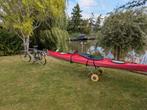 Fietstrailer kayakaanhanger voor fiets, Watersport en Boten, Ophalen, Gebruikt, 1-persoons