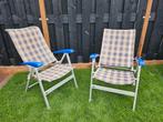 Verschillende Dukdalf verstelbare stoelen blauw en groen, Gebruikt, Campingstoel