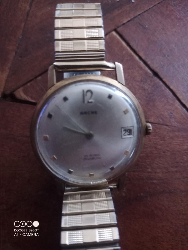 Vintage Andre Polshorloge - Verguld, Overige merken, Overige materialen, Polshorloge, Ophalen of Verzenden