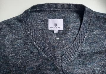 STATE of ART pracht blauw grijze trui, maat XXL beschikbaar voor biedingen
