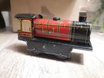modeltrein blik antieke trein spoor 0 stoomlokomotief, Antiek en Kunst, Ophalen of Verzenden