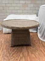 Tuintafel rotan 118 rond nieuw, Tuin en Terras, Ophalen, Zo goed als nieuw, Rond