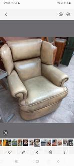 Chesterfield fauteuil, Ophalen, Zo goed als nieuw, 75 tot 100 cm