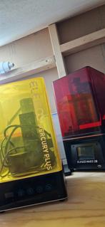 Resin 3D Printer + UV & Wash Machine + Extra's, Computers en Software, 3D Printers, Ophalen, ELEGOO, Ingebouwde Wi-Fi, Zo goed als nieuw